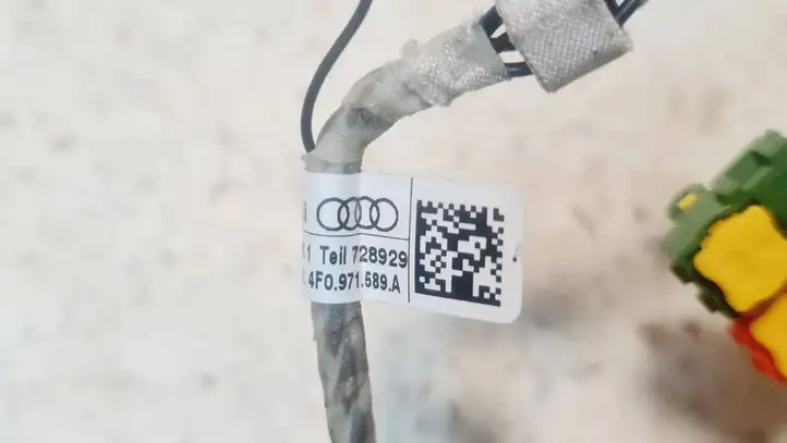 Audi A6 S6 C6 4F (2008 - 2011) 4F0971589A Шлейф подушки безопасности — фото 3