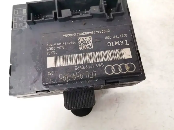 Audi A6 S6 C6 4F (2004 - 2008) 4f0959795e Блок управления дверью — фото 2