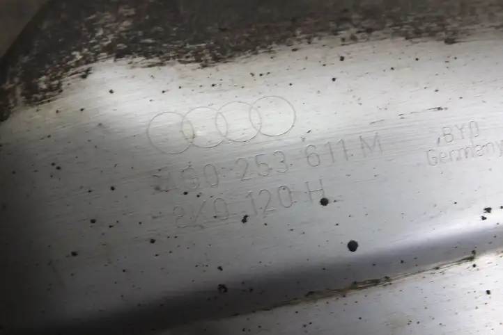 Audi A7 S7 4G (2010 - 2014) 4G0253611M Средняя часть глушителя — фото 4
