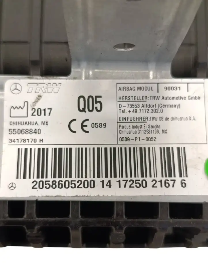 Mercedes-Benz C W205 (2014 - 2021) A2058605200 Подушка безопасности пассажира — фото 6