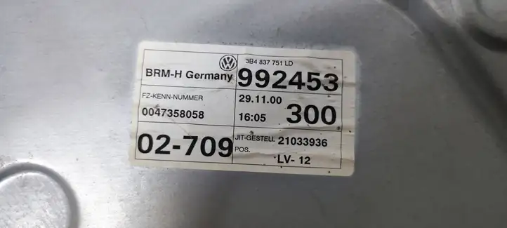 Volkswagen PASSAT B5.5 (2001 - 2005) 3B4837755D Электростеклоподъемник передний (комплект) — фото 6