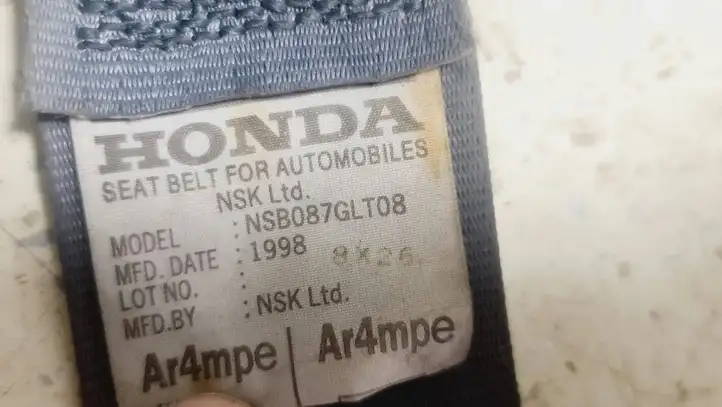 Honda HR-V (1998 - 2005) NSB087GLT08 Передний ремень безопасности — фото 6