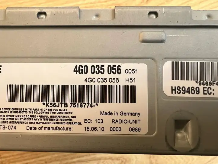 Audi A6 S6 C6 4F (2008 - 2011) 4G0035056 Усилитель звука — фото 4