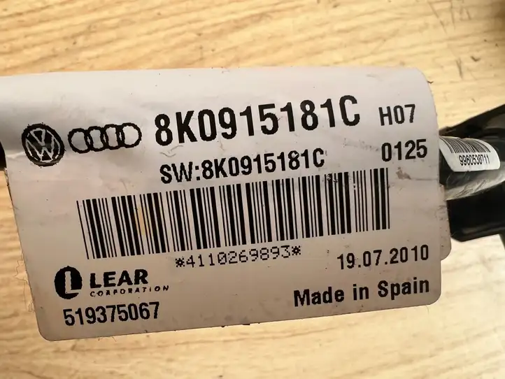 Audi A6 S6 C6 4F (2008 - 2011) 8K0915181C Минусовой провод аккумулятора — фото 2