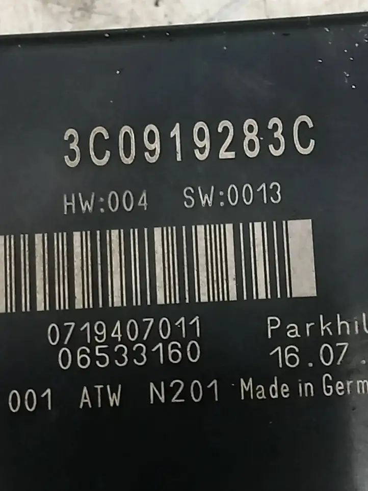 Volkswagen PASSAT B6 (2005 - 2010) 3C0919283C Блок управления парктрониками — фото 2
