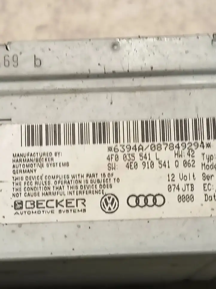 Audi A6 S6 C6 4F (2008 - 2011) 4F0035541L Усилитель звука — фото 2