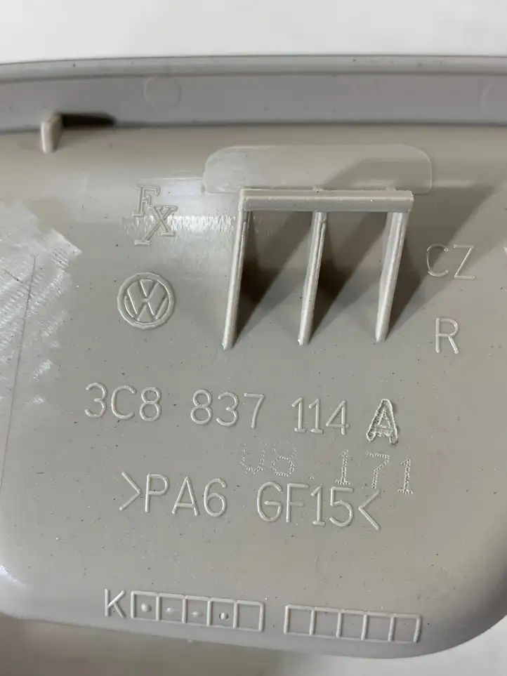 Volkswagen PASSAT CC (2008 - 2012) 3C8837114A Внутренняя ручка двери — фото 6