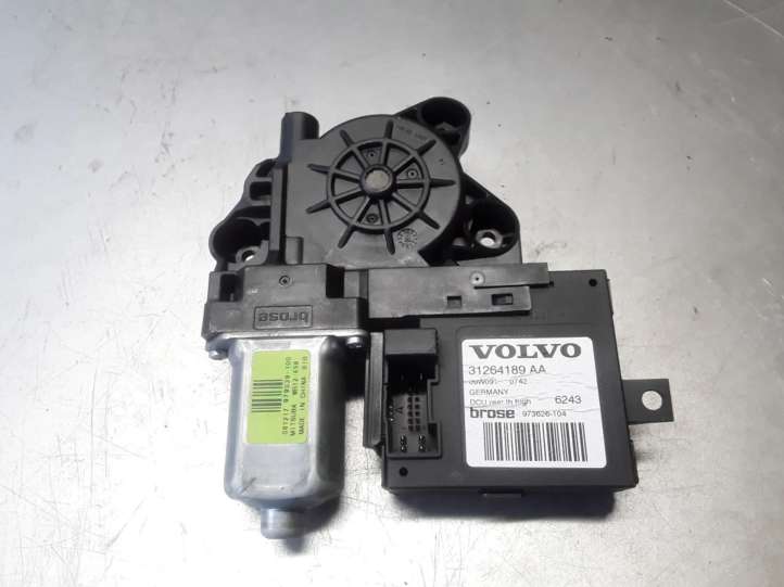 31264189AA Volvo V50 Galinis varikliukas langų pakėlėjo