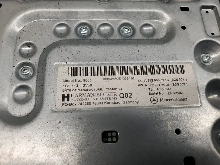 Mercedes-Benz C W204 (2007 - 2014) A2129005213 Усилитель звука — фото 5