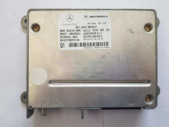 A2118700026 Mercedes-Benz S W220 Bluetooth modulis