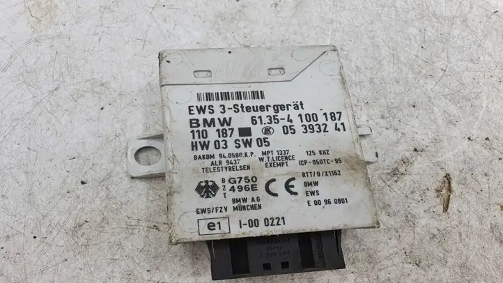 BMW 5 E39 (1996 - 2003) 61354100187 Блок иммобилайзера — фото 3