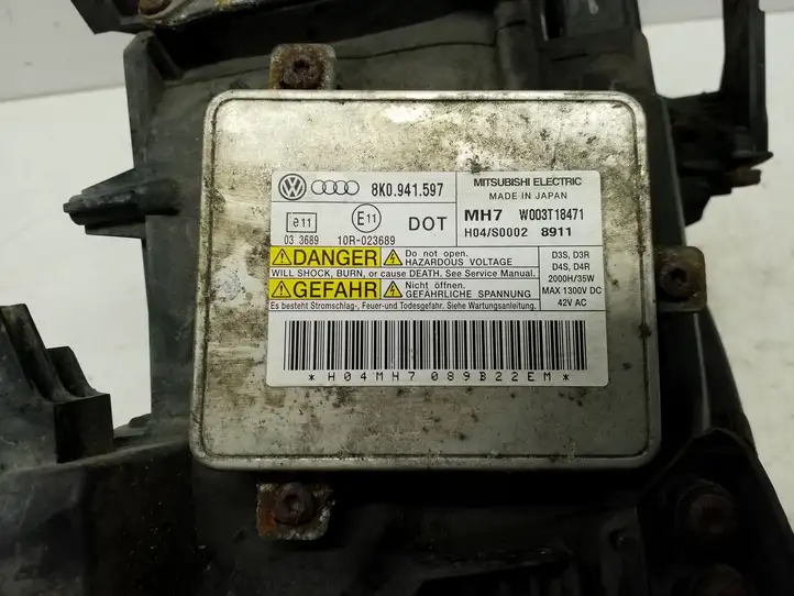 Audi A4 S4 B8 8K (2007 - 2011) 8K0941003D Передняя фара — фото 9