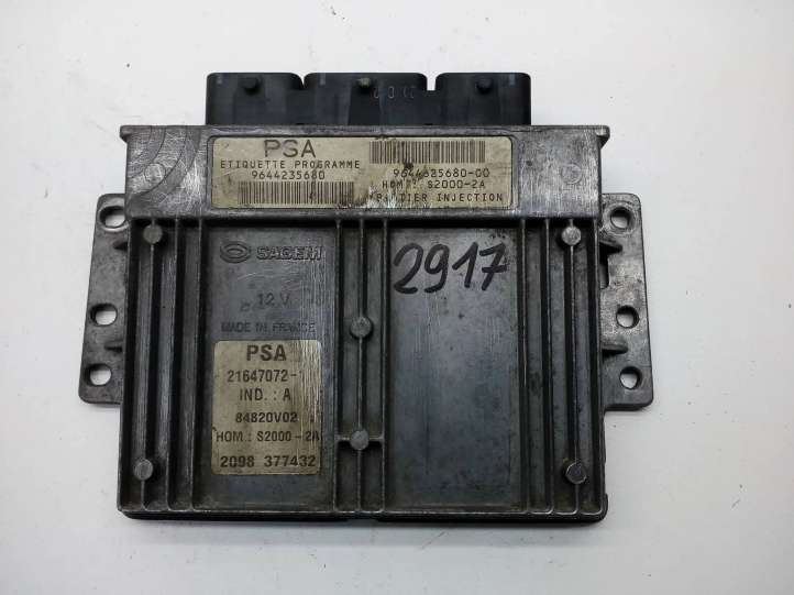 9644235680 Peugeot 206 Galios (ECU) modulis