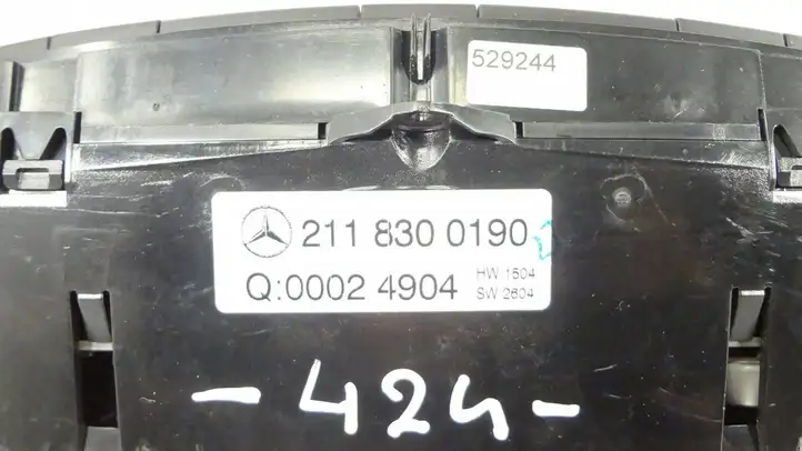 Mercedes-Benz E W211 (2002 - 2009) Блок управления климат-контролем — фото 6