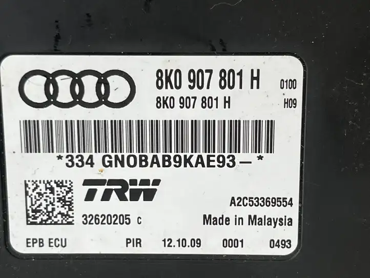 Audi A5 8T 8F (2007 - 2011) 8K0907801H Блок управления стояночным тормозом — фото 5