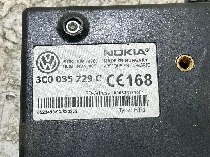 Volkswagen PASSAT B6 (2005 - 2010) 3C0035729C Блок GSM — фото 3
