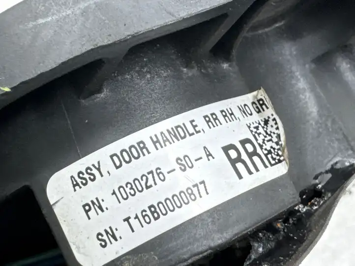 Tesla Model S (2012 - 2016) 1030276S0A Наружная ручка задней двери — фото 7