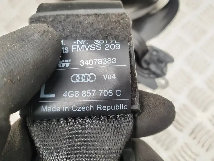 Audi A6 C7 (2011 - 2014) 4G8857705C Передний ремень безопасности — фото 2