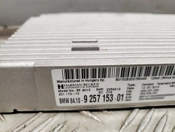 BMW 3 F30 F35 F31 (2012 - 2018) 9210151 Комплект аудиосистемы — фото 12