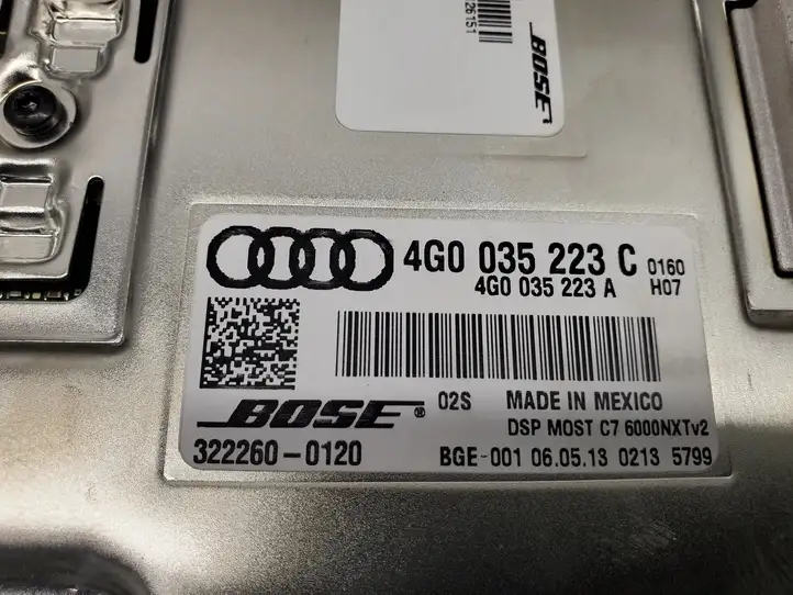 Audi A6 C7 (2011 - 2014) 4G0035223C Усилитель звука — фото 2