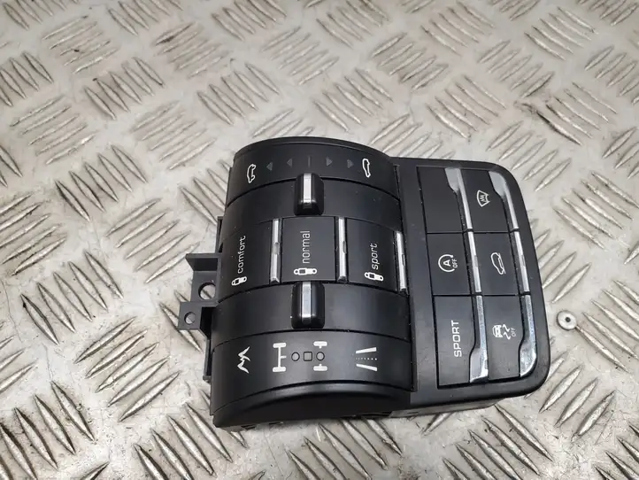 Porsche Cayenne (92A) (2011 - 2017) 7P5927127CJ Включатель регулировки высоты / жесткости ходовой части — фото 3
