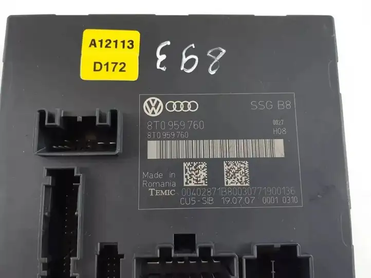 Audi A4 S4 B8 8K (2011 - 2015) 8T0959760 Блок управления сиденьем — фото 2