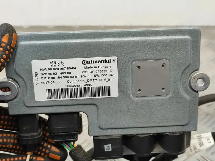 Citroen C4 Grand Picasso (2016 - 2018) 9672188380 Комплект системы Start/Stop — фото 21
