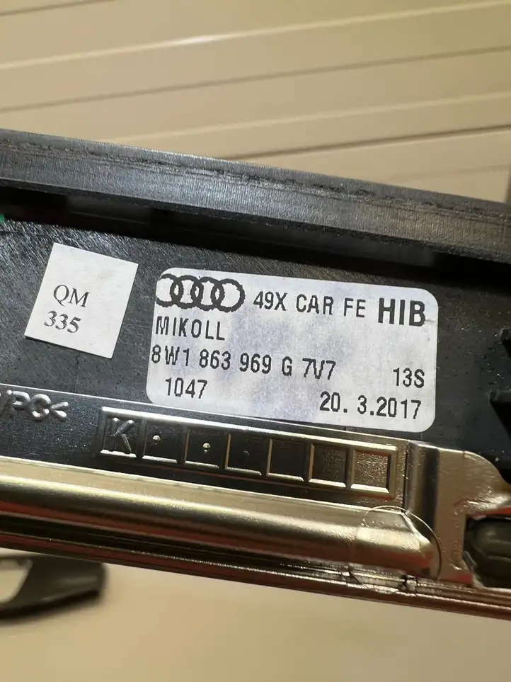 Audi S5 F5 (2016 - ) 8w1853190Q Комплект внутренней декоративной отделки — фото 7