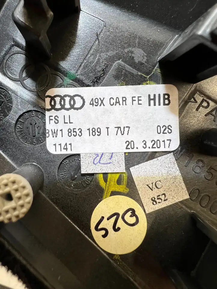Audi S5 F5 (2016 - ) 8w1853190Q Комплект внутренней декоративной отделки — фото 8