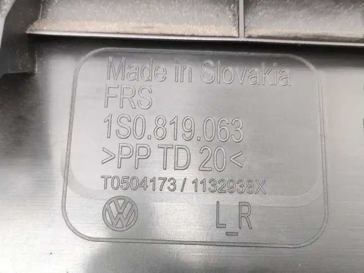 Volkswagen Up (2011 - ) 1S0819063 Воздуховоды системы отопления/климатики — фото 7