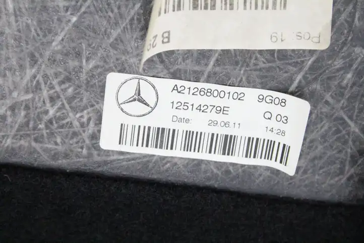 Mercedes-Benz E W212 (2009 - 2016) A2126800102 Пол багажника — фото 8