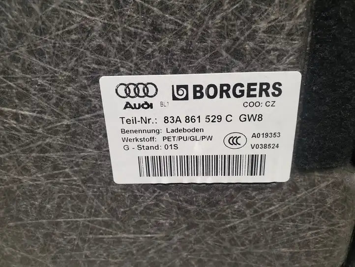 Audi Q3 F3 (2018 - ) 83A861529C Пол багажника — фото 5