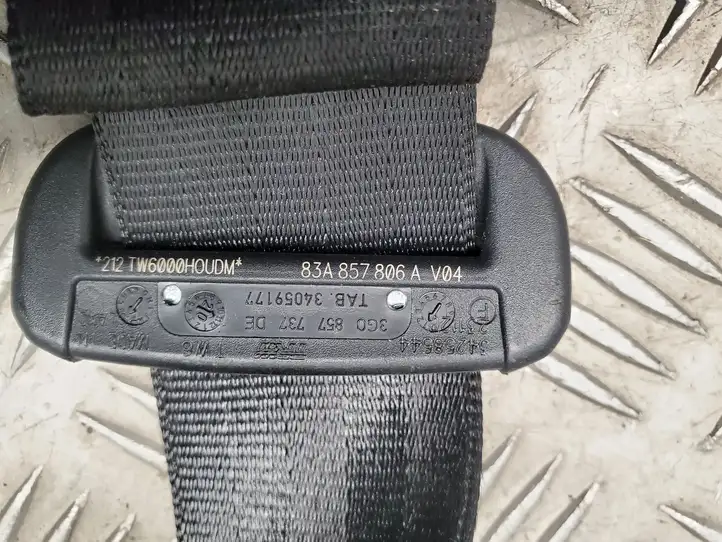 Audi Q3 F3 (2018 - ) 83A857806A Задний ремень безопасности — фото 6