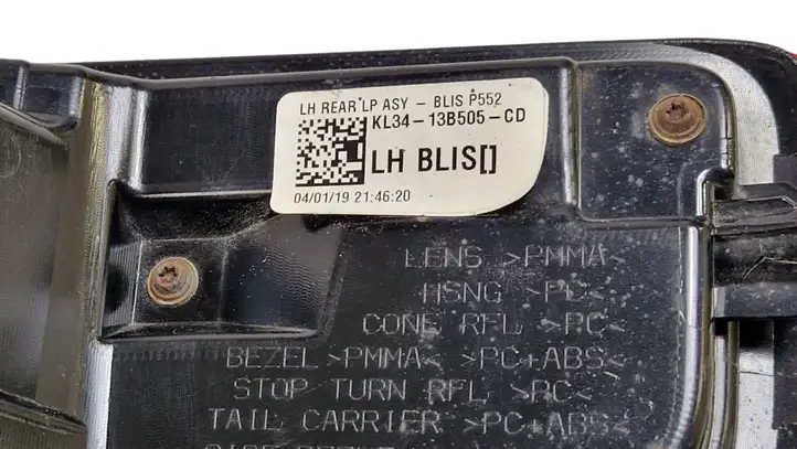 Ford F150 (2018 - 2020) KL3413B505 Задний фонарь в кузове — фото 7