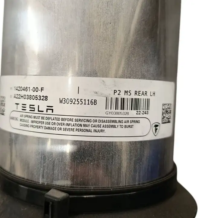 Tesla Model S (2021 - ) 142046100F Задний амортизатор (пневмоподвеска) — фото 2