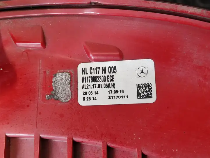 Mercedes-Benz CLA C117,X117,W117 (2013 - 2019) A1179062300 Задний фонарь в кузове — фото 2
