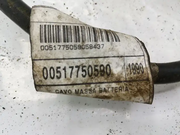 Fiat Grande Punto (2005 - 2014) 00517750590 Минусовой провод аккумулятора — фото 3