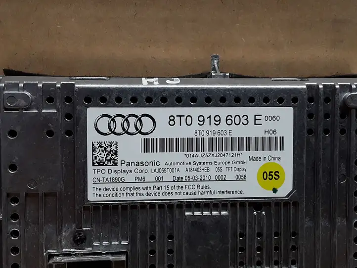 Audi A5 8T 8F (2007 - 2011) 8T0919603E Дисплей / маленький экран — фото 4