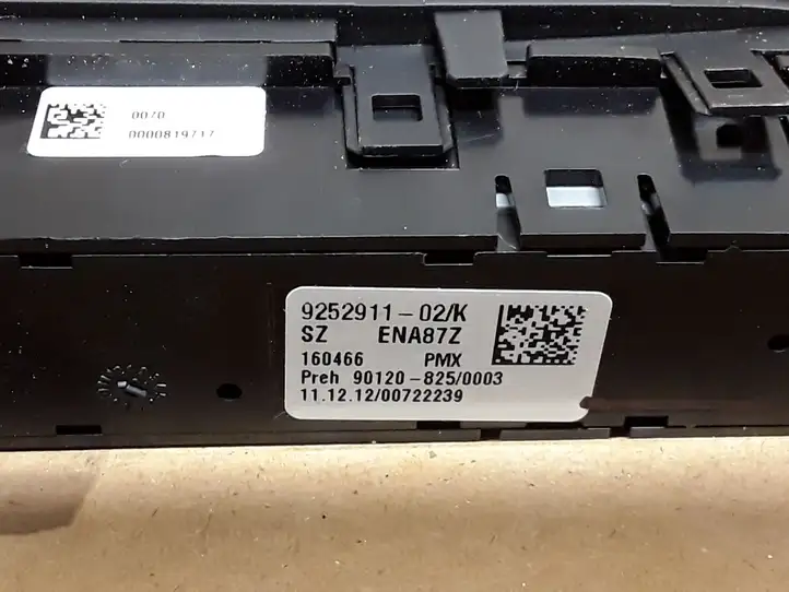 BMW 3 F30 F35 F31 (2012 - 2018) 9252911 Другие включатели / ручки/ переключатели — фото 3