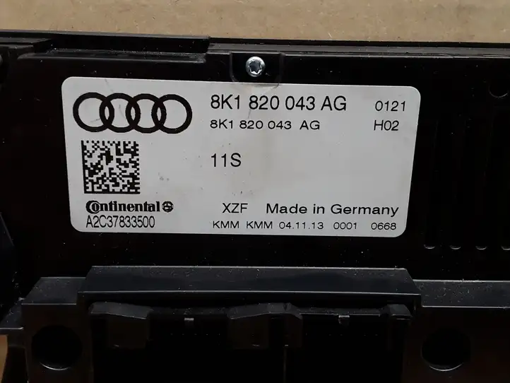 Audi A4 S4 B8 8K (2011 - 2015) 8K1820043AG Блок управления климат-контролем — фото 4