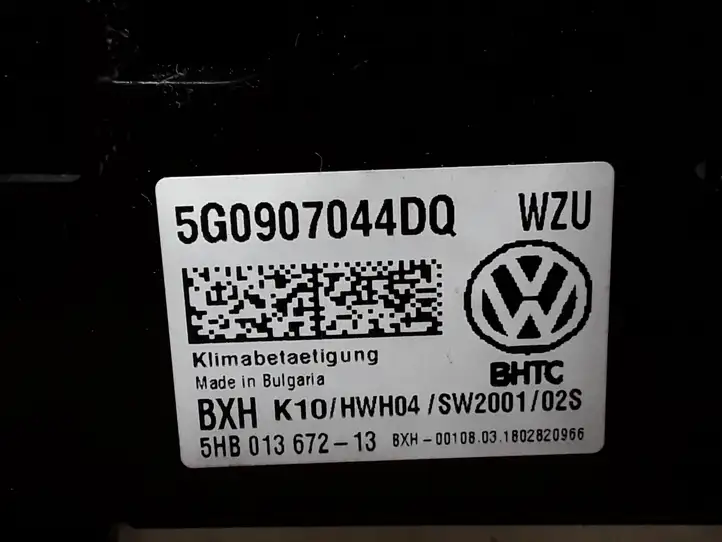 Volkswagen PASSAT B8 (2015 - ) 5G0907044DQ Блок управления климат-контролем — фото 3