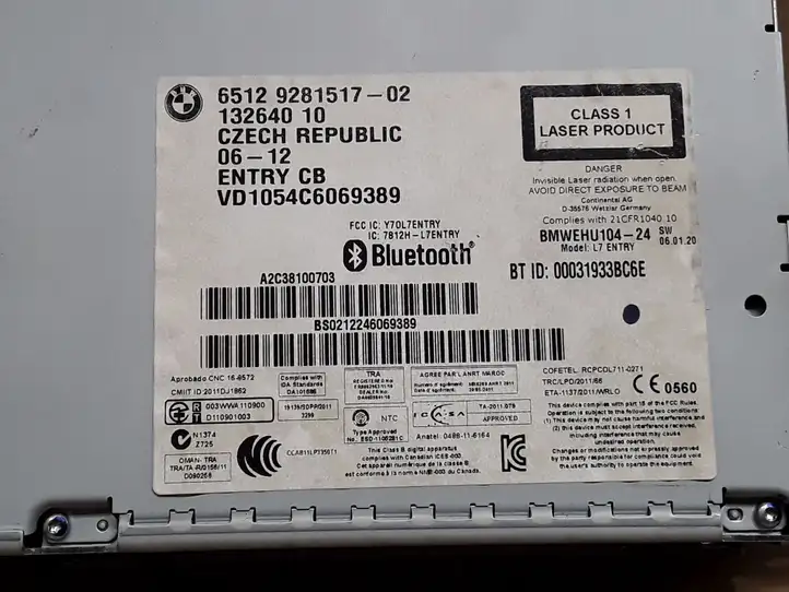 BMW 3 F30 F35 F31 (2012 - 2018) 9281517 Магнитола / мультимедийная система — фото 3