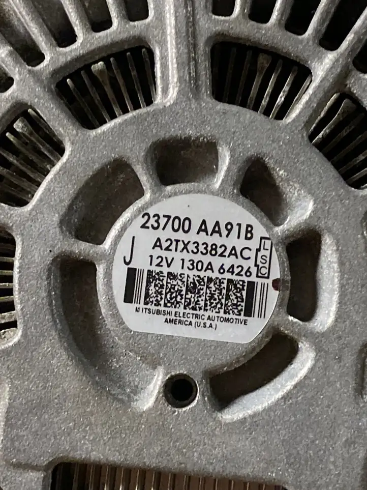 Subaru Legacy (2015 - 2017) A2TX3382AC Генератор — фото 4