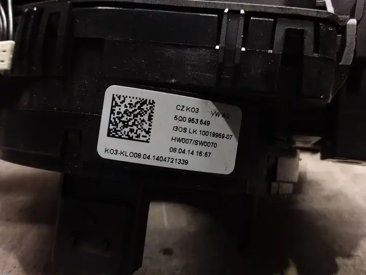 Skoda Octavia Mk3 (5E) (2013 - 2019) 5Q0953549 Контактное кольцо SRS — фото 2