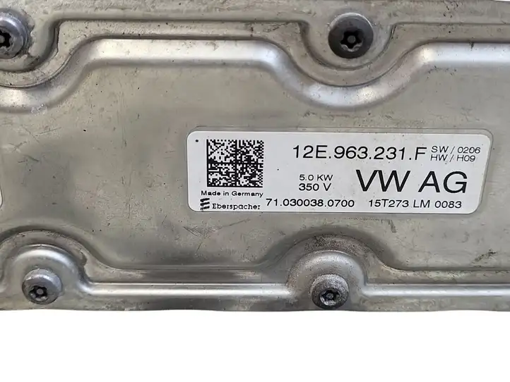 Volkswagen e-Golf (2013 - 2016) 12E963231F Электроподогрев двигателя — фото 3