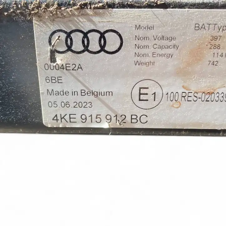 Audi Q8 e-tron 4KE915912BC Модуль аккумуляторной батареи гибридного автомобиля / электромобиля — фото 11