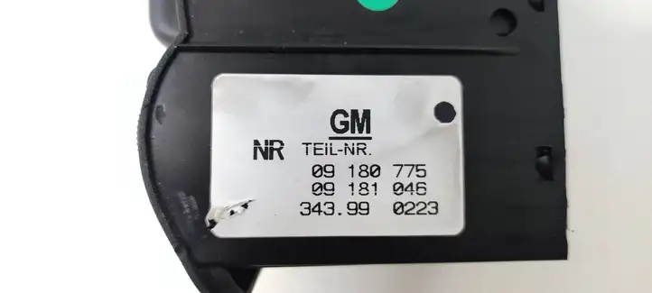 Opel Astra G (1998 - 2004) 09180775 Включатель фонарей — фото 5