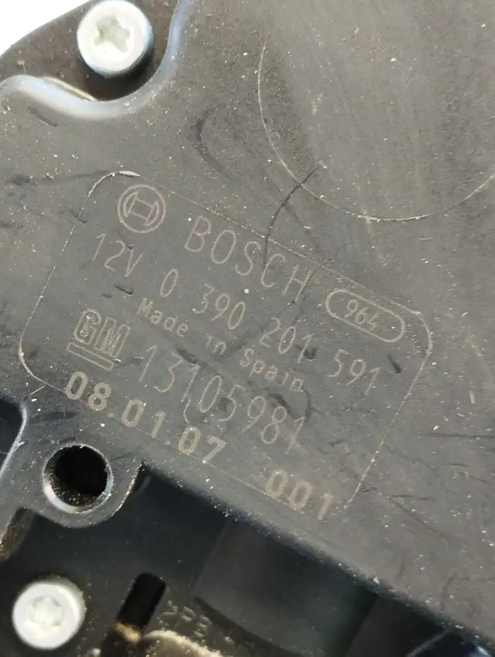 Opel Astra H (2004 - 2009) 0390201591 Двигатель стеклоочистителя заднего стекла — фото 3