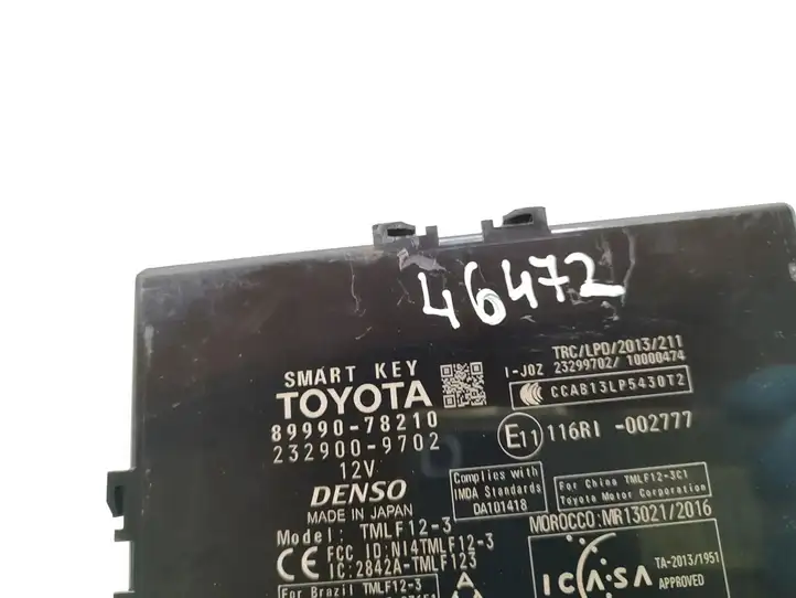 Lexus NX (2017 - ) 89990-78210 Блок бесключевого доступа — фото 7