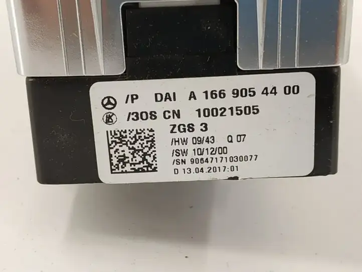 Mercedes-Benz GLE W166/C292 (2015 - 2019) Блок кнопок стеклоподъемников — фото 3